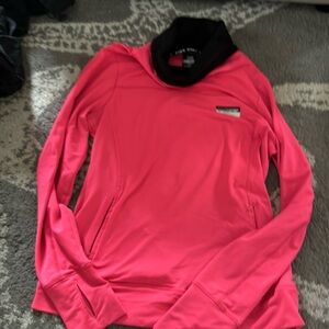 pink size small turtle neck sweatshirt